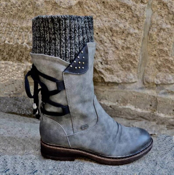 warm lace up boots