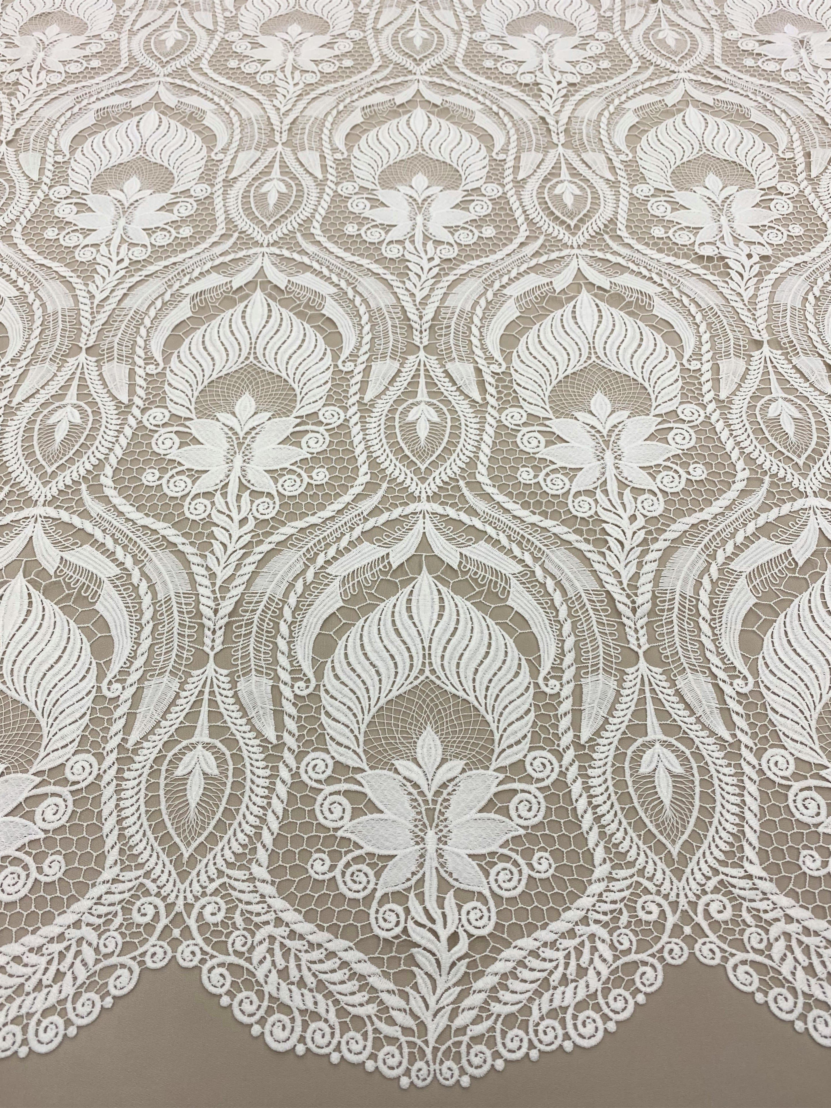 Image of Ornamental Guipure Lace (1589) Ivory