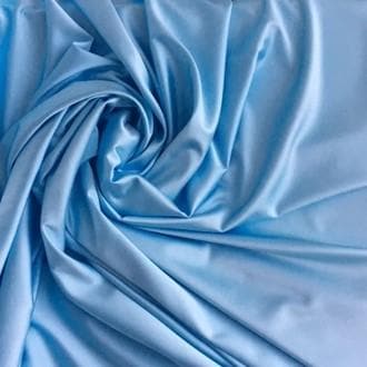 Sky Blue Plain Pure Base Model Satin Fabric, GSM: 100-150 at Rs 168/meter  in Surat