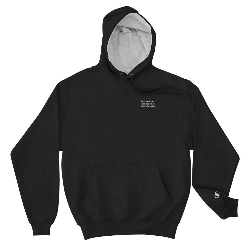 champion black hoodie kids