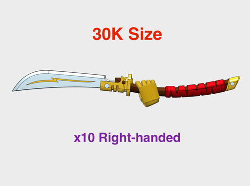 10x Left-hand Energy Sword: Guan Dao (30k Size) — Pop Goes the Monkey