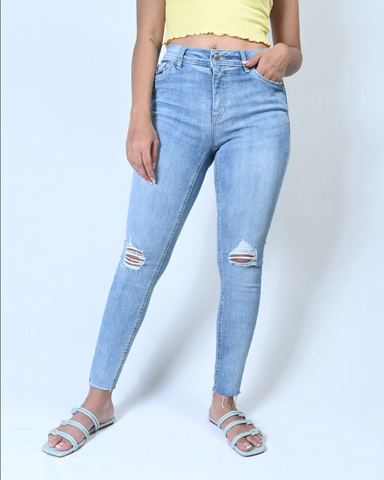 high rise jeans