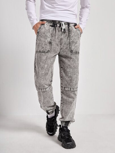 Faint Spot Tampered Regular Fit Jeans - Negative Apparel