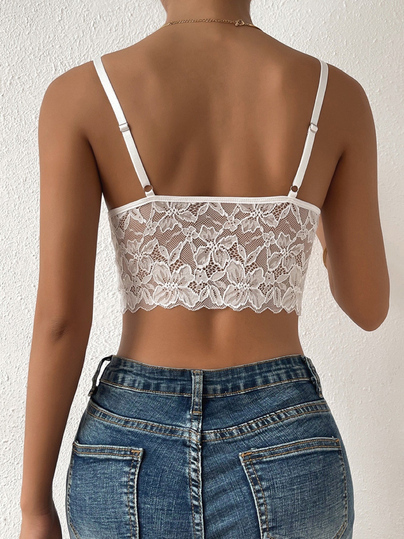 Criss Cross Back Convertible Bralette - inestory