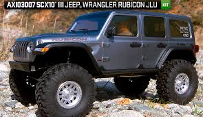 AXIAL SCX10 III Jeep JLU Wrangler Rock Crawler Kit 1:10 - AXI03007 | RC  Garage Hobby Shop