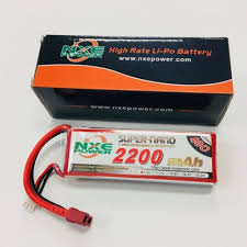 NXE 2200mah 7.4V 40C Lipo Battery Soft Case - 2200SC402SDEAN