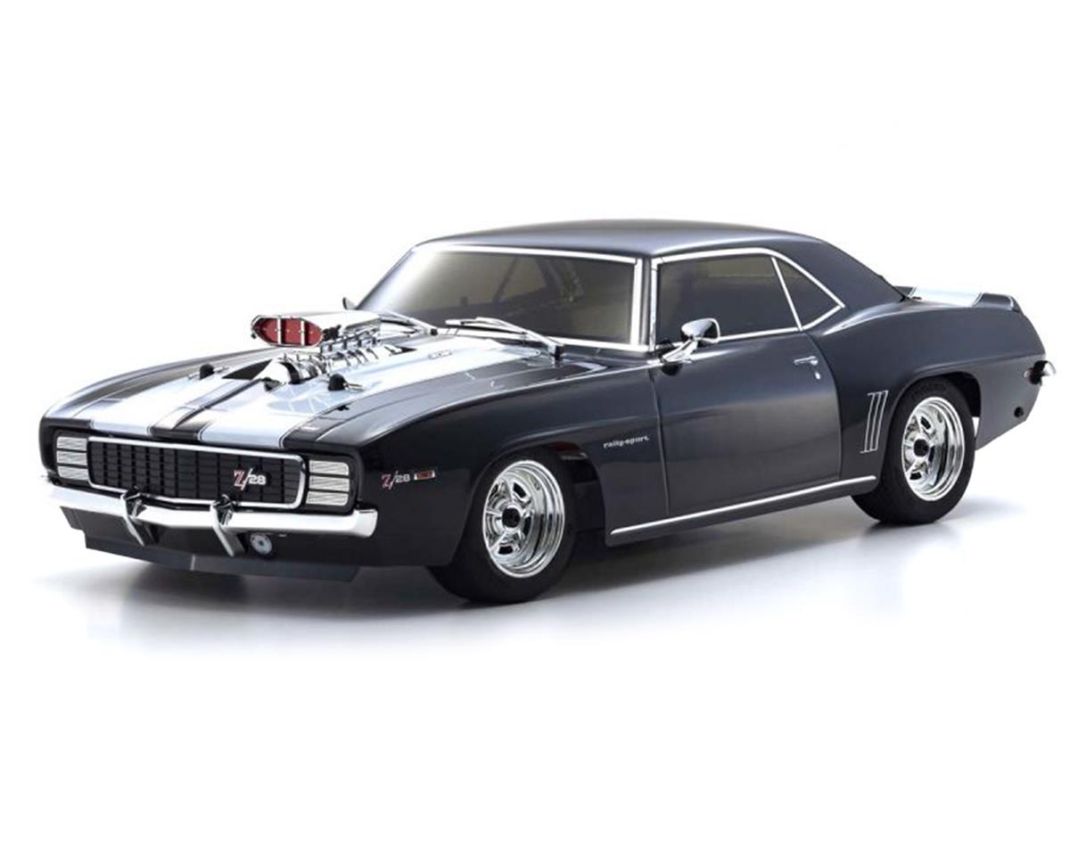 KYOSHO 1969 CHEVY CAMARO Z/28-RS Tuxedo Black Supercharged VE 1:10 Fazer  4wd Mk2 with Syncro  Radio and 4000kv Brushless Driveline FZ02 -  KYO-34493T1 | RC Garage Hobby Shop