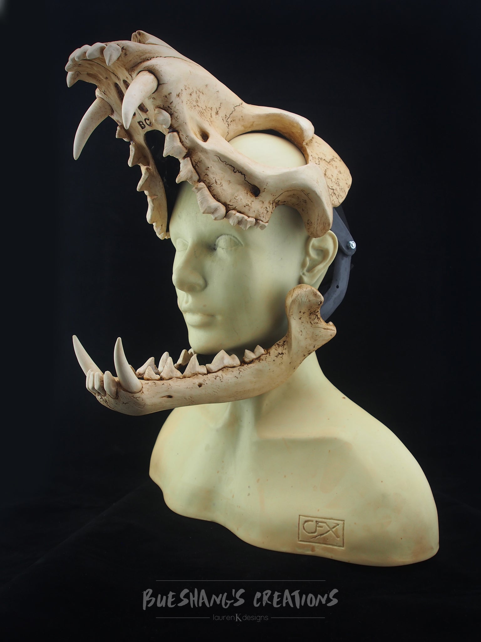 Wolf Skull Mask - Full – Bueshang's Creations