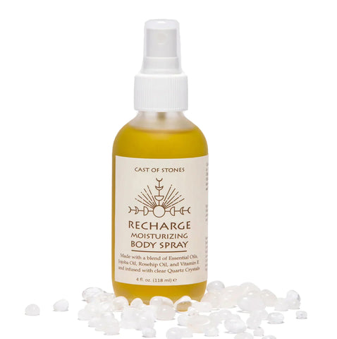 MOISTURIZING SPRAY WITH CLEAR QUARTZ CRYSTALS