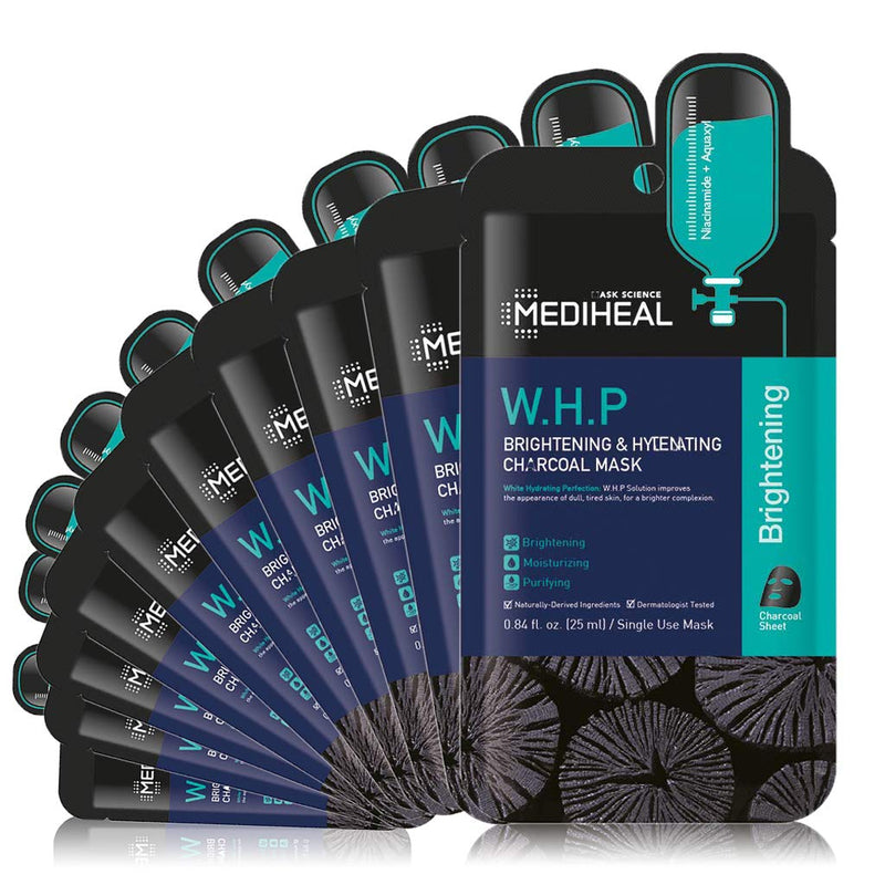 W.H.P Brightening & Hydrating Charcoal Mask - Mediheal US