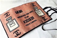 Kimberly Ann Needlepoint Chanel makeup bag