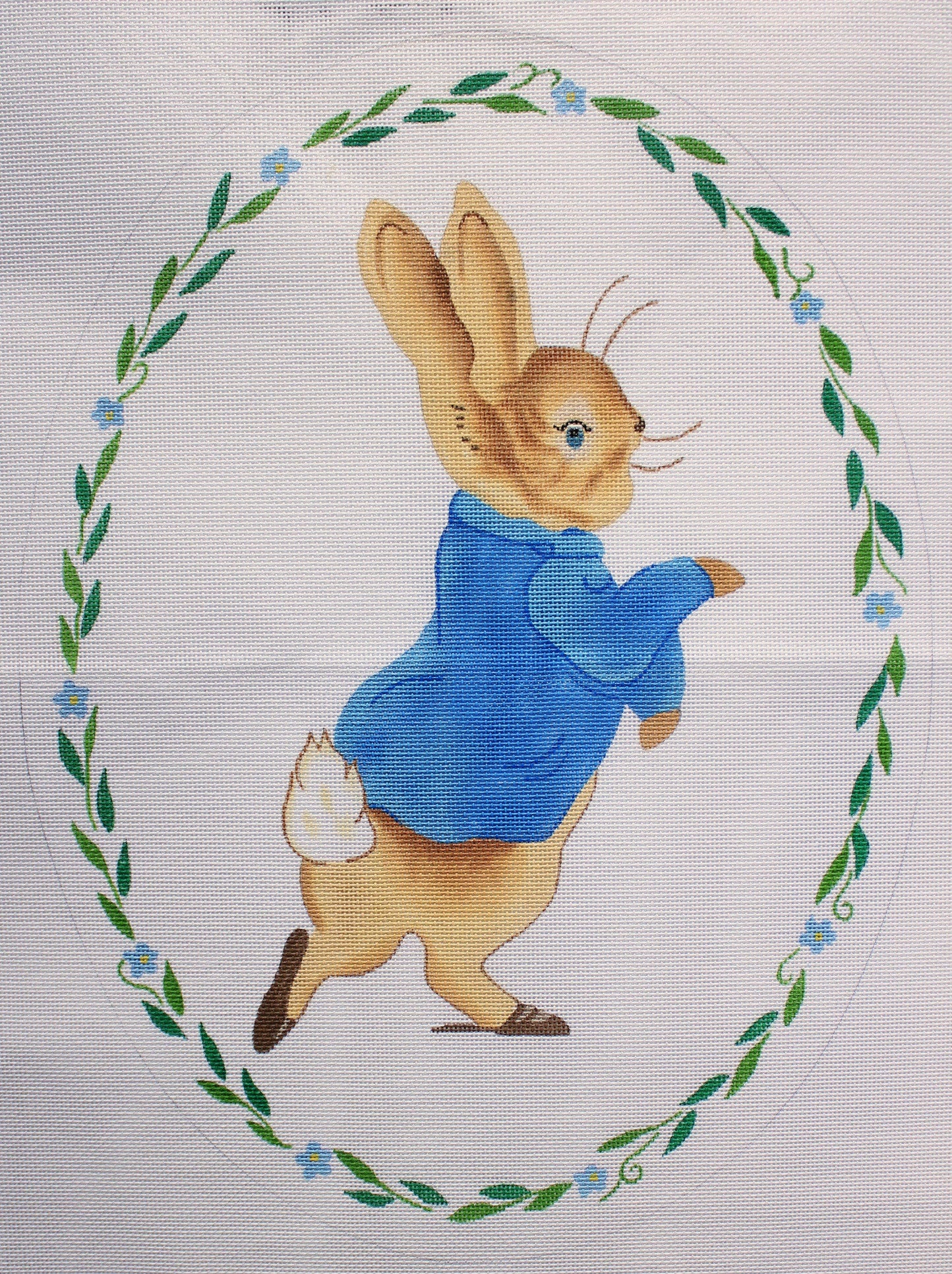Pete-Bunny Needlepoint Canvas - Florilegium