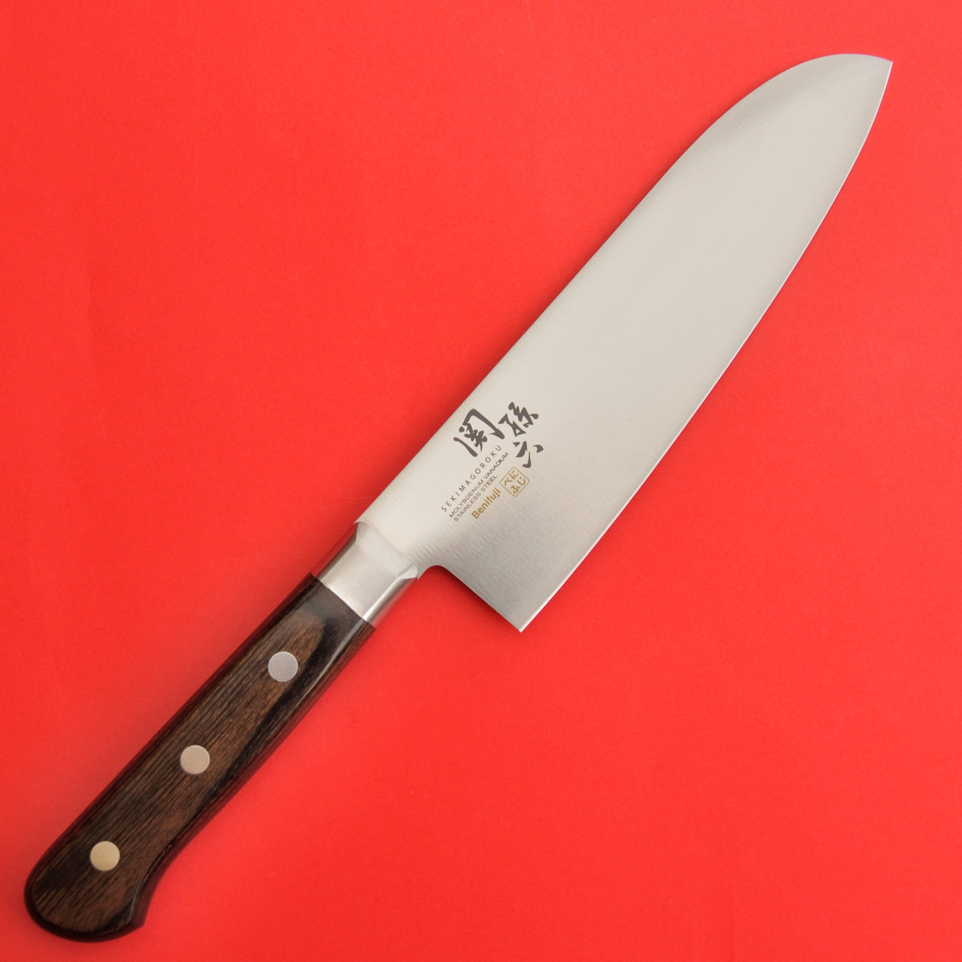 Santoku KAI kitchen knife High carbon BENIFUJI 165mm AB-5437 Japan - Osaka  Tools