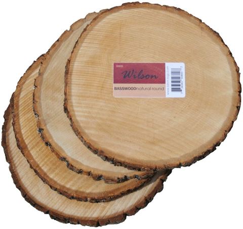 basswood round rustic wood