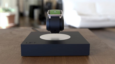 Levitating wireless charger for watch