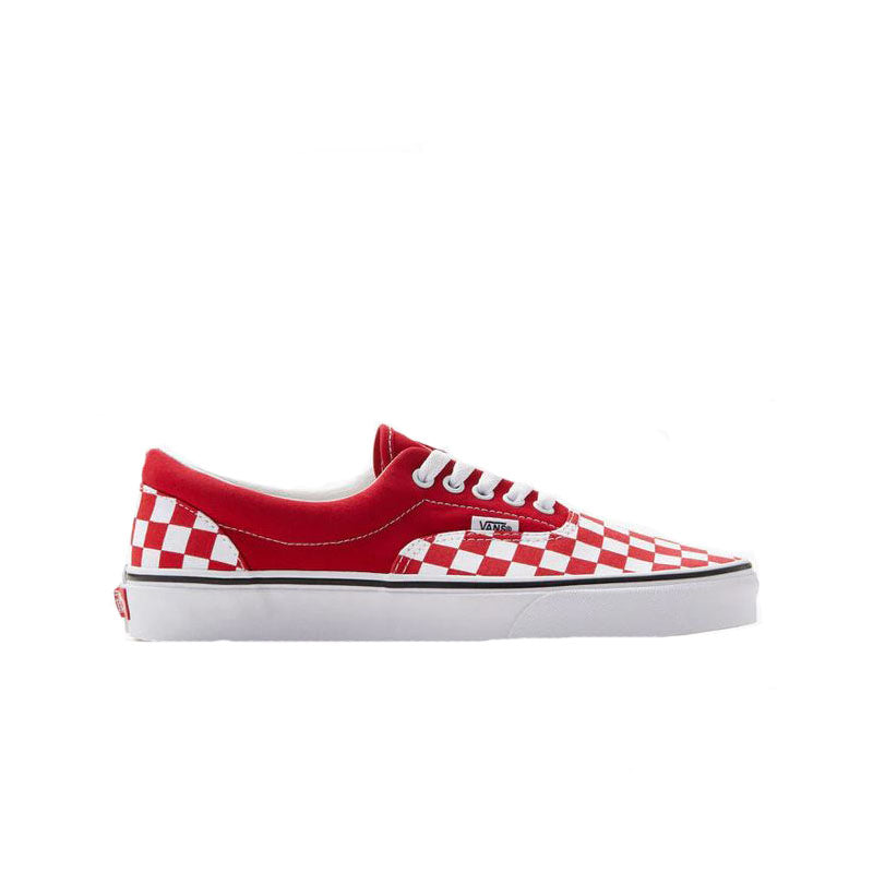 red black and white checkerboard vans