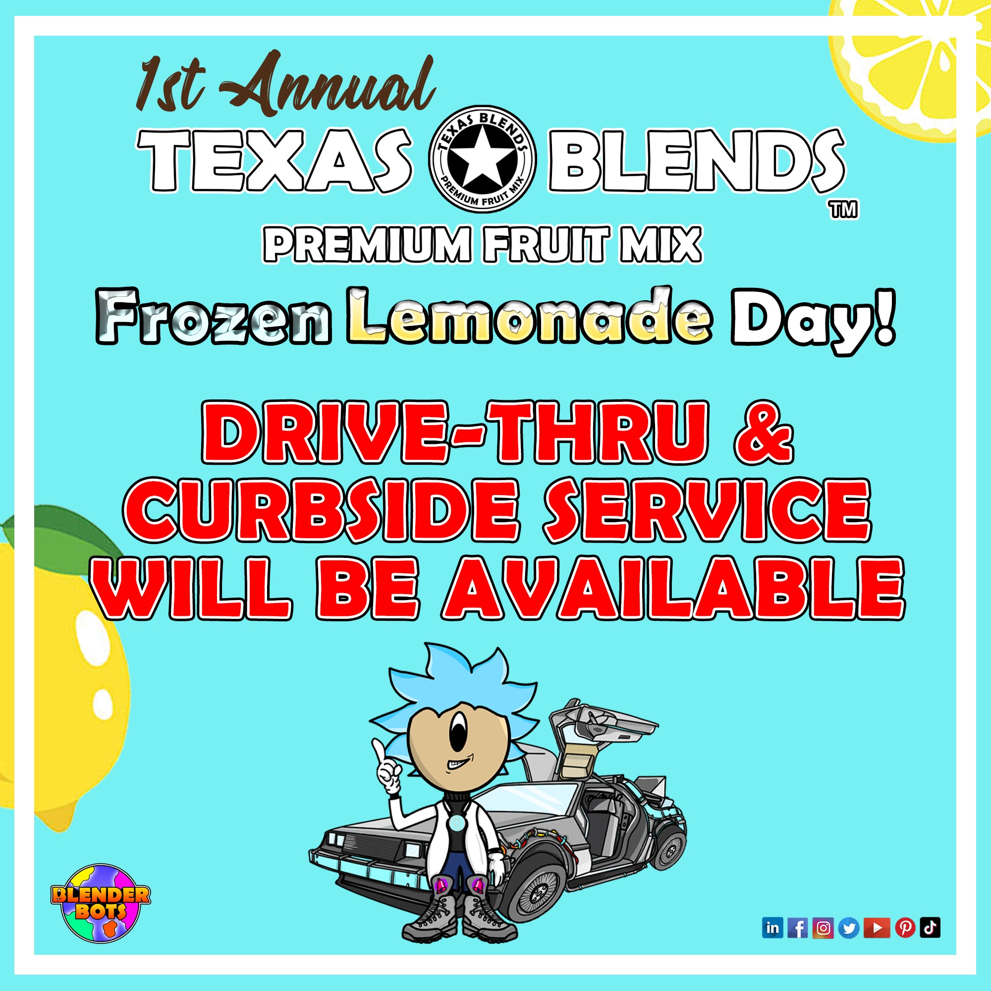 Texas Blends Frozen Lemonade Day
