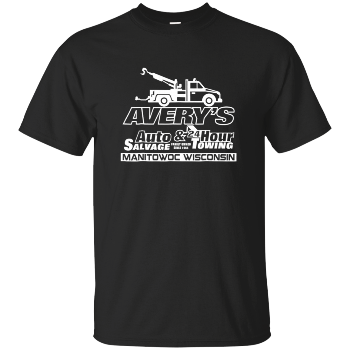 Averys Auto Manitowoc Wisconsin - Salvage & Towing T-shirt