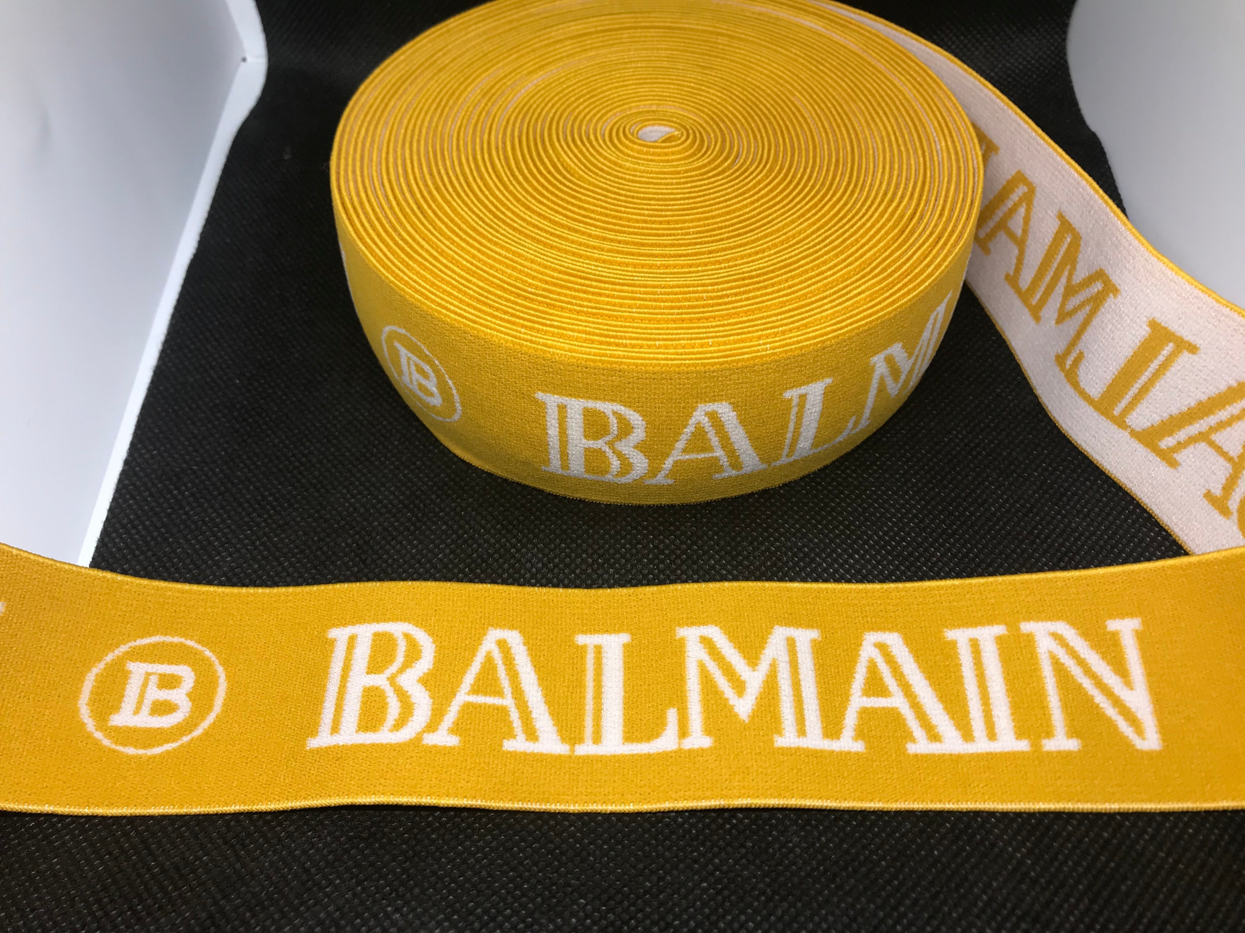 WHOLESALE - Custom Designer Elastic Bands - 1 Yard Roll of 4cm B-4      Trim