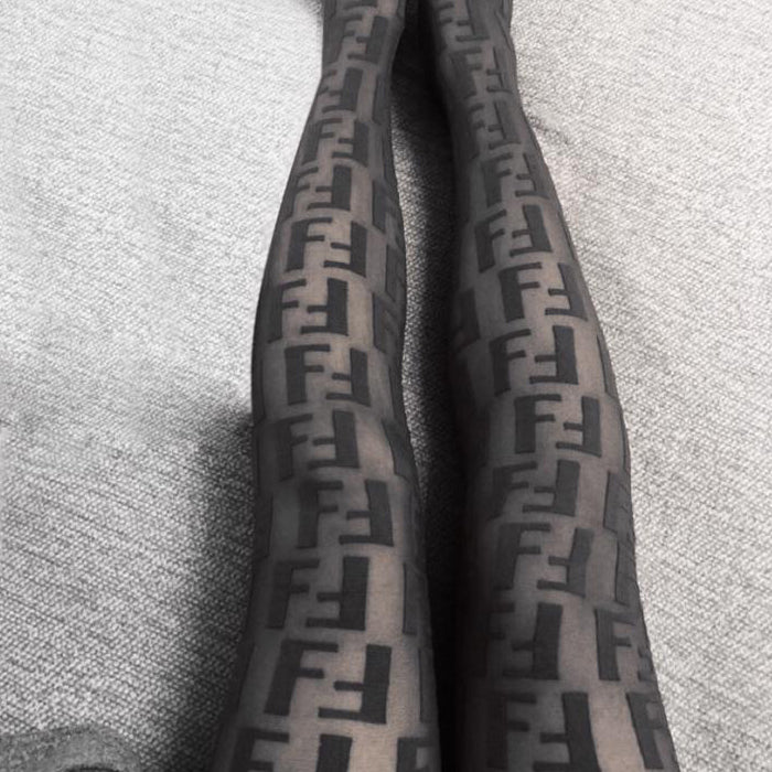 black fendi stockings