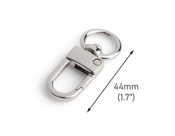 38mm Bag Strap Swivel Snap Hook Clip Fasteners - Gold (PK2)