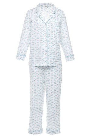 Lorient Block Print Long Pajama Set - New | Marigot Collection