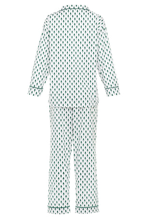 Lorient Block Print Long Pajama Set - New | Marigot Collection