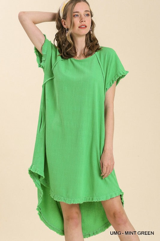 All You Need Midi Dress-Dresses-Umgee-Small-Mint Green-cmglovesyou