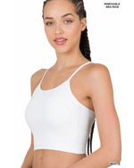 Ribbed Cropped Cami-Cami-Zenana-S/M-White-cmglovesyou