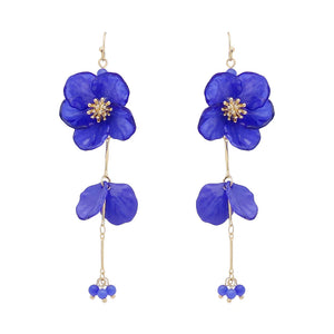 Flower Drop Earrings - Inspired Wings Fashion