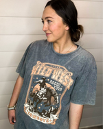 Wild West Graphic Tee-T-Shirt-Zutter-Small-Washed Denim-cmglovesyou