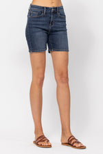 High Rise Mid Length Shorts-Judy Blue-Small-cmglovesyou