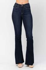 Dark Wash Flare Jeans-Pants-Judy Blue-0-cmglovesyou