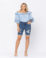 Destroyed Bermuda Shorts-bottoms-Judy Blue-Small-cmglovesyou