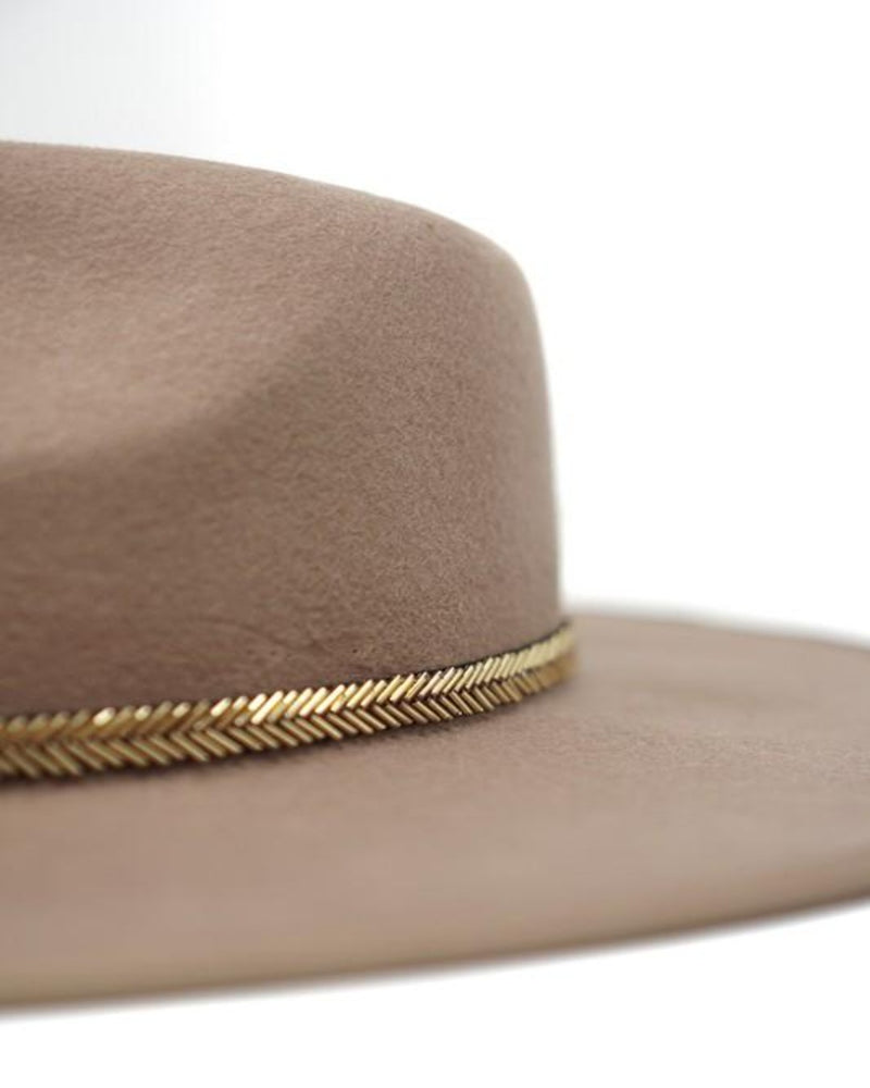 Wool Felt Panama Hat-Hat-Olive & Pique-Pecan-cmglovesyou