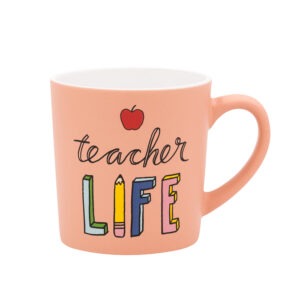 Teacher Life Mug-Mugs-About Face Designs, Inc.-Teacher Life-cmglovesyou