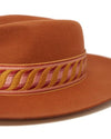 PEYTON - Pinched Crown Fedora Hat-Hat-Olive & Pique-Blush-cmglovesyou