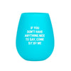 Silicone Wine Cups-Cups-About Face Designs-Sit By Me-cmglovesyou