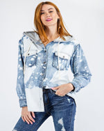 Bleached Denim Jacket-Jacket-Easel-Small-Washed Denim-cmglovesyou