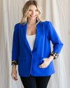 Leopard Lined Blazer-Jacket-Jodifl-Small-Royal-cmglovesyou