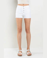 Button Fly Shorts-shorts-Sneak Peek-Small-White-cmglovesyou