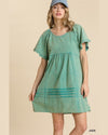 Mineral Wash Dress-Top-Umgee-Small-Jade-cmglovesyou