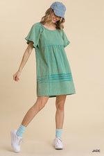 Mineral Wash Dress-Dresses-Umgee-Small-Jade-cmglovesyou