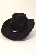 Studded Ribbon Cowboy Hat-Hats-Anarchy Street-Black-cmglovesyou