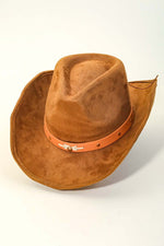 Studded Ribbon Cowboy Hat-Hats-Anarchy Street-Camel-cmglovesyou