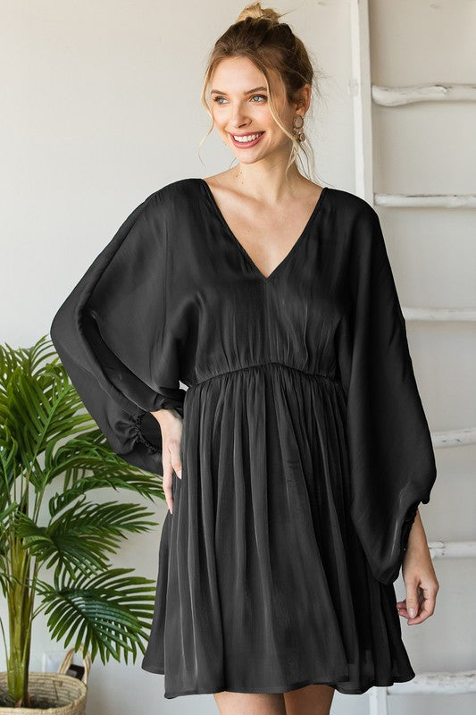 Dolman Dress-cmglovesyou-Small-Black-cmglovesyou