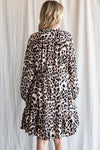 Leopard Drawstring Dress-Dresses-Jodifl-Small-Taupe-cmglovesyou