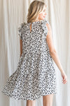 Tiered Print Dress-Dress-Jodifl-Small-White-cmglovesyou