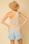 One Shoulder Yarn Knit Top-Tops-Gilli-Small-Beige-cmglovesyou