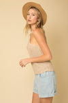 One Shoulder Yarn Knit Top-Tops-Gilli-Small-Beige-cmglovesyou